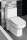 Aqualine Hygie vario kifolyású monoblokkos kerámia WC csésze mosdóval fehér PB104W