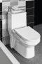 Aqualine Hygie vario kifolyású monoblokkos kerámia WC csésze mosdóval fehér PB104W
