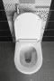 Aqualine Hygie vario kifolyású monoblokkos kerámia WC csésze mosdóval fehér PB104W