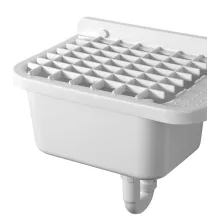   Aqualine Univerzális rács fali kiöntőhöz, pvc, fehér PI5020