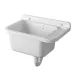 Aqualine Fali kiöntő rakodó felülettel 60x34cm, pvc, fehér PI5060