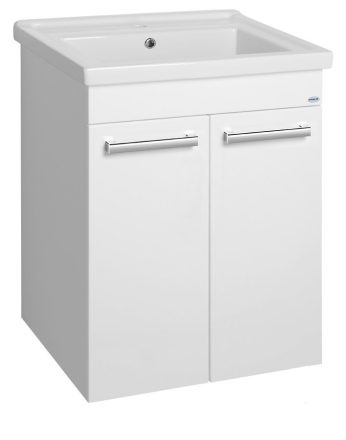 KIFUTÓ Aqualine POLY Mosdótartószekrény 56x74,6x46,5 cm, fehér PL062