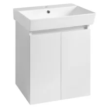 Aqualine Paneda mosdótartó szekrény 45x55x34 cm, fehér kivitelben