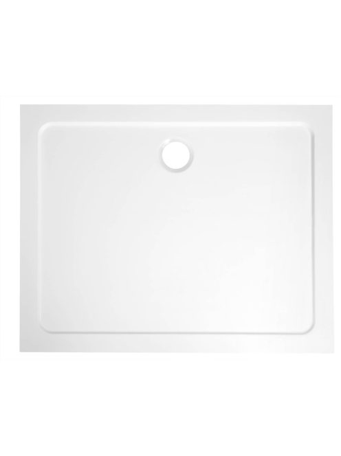 Aqualine Tecmi öntött márvány 120x80 zuhanytálca fehér PQ12080