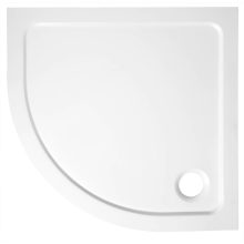   Aqualine Tecmi íves öntött márvány 90x90 zuhanytálca fehér PQ559