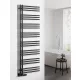 Aqualine Poseidon fürdőszobai acél radiátor 450x1540 mm, matt fekete PS415B