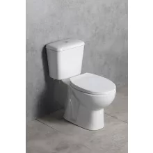   Aqualine Manuel monoblokkos kerámia WC csésze alsó kifolyású, öblítőmechanikával, fehér PS8814