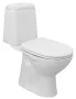 Aqualine Riga monoblokkos WC csésze tartállyal 34,5x76x65 cm, alsó kifolyású, fehér RG801