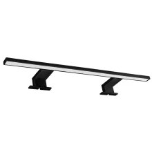 Aqualine Serapa LED világítás 60x10 cm, matt fekete kivitelben