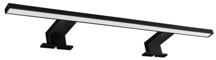 Aqualine Serapa LED világítás 60x10 cm, matt fekete kivitelben