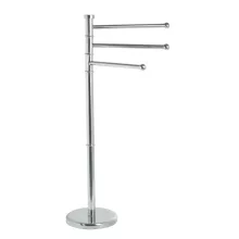   Aqualine Samba szabadon álló törölközőtartó, fényes inox SB161