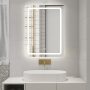Aqualine Salica szabályozható LED tükör 60x80 cm, elforgatható SC080