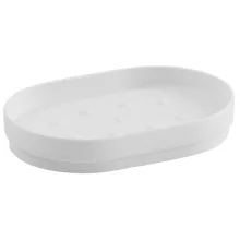 Aqualine SHARON PVC szappantartó, fehér SH1102