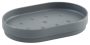 Aqualine Sharon PVC szappantartó, szürke SH1108