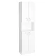 Aqualine Simplex Eco állószekrény 50x180x30 matt fehér SIME520