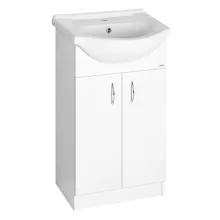   Aqualine Simplex Eco 60 álló mosdótartó szekrény mosdóval 58,5x83,5x30,7 matt fehér SIME600
