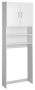 Aqualine Simplex Eco állószekrény mosógép fölé, 63x25x190 fehér SIME715