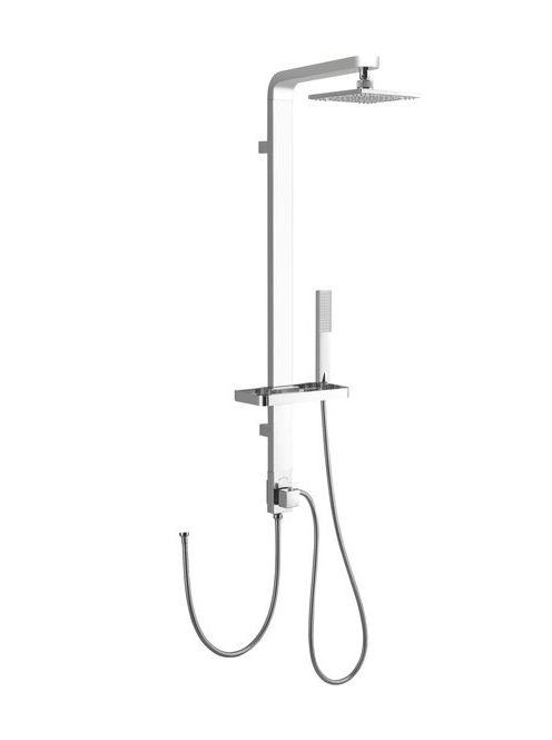Aqualine Siga aluminium zuhanyoszlop csaptelep nélkül, króm SL650