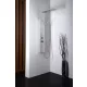 Aqualine TUSA 1400 alumínium zuhanypanel csapteleppel, ezüst SL680