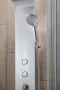 Aqualine TUSA 1400 alumínium zuhanypanel csapteleppel, ezüst SL680