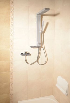 Aqualine Rome zuhanyoszlop csaptelep nélkül 822 mm , króm SL760