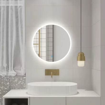 Aqualine Ursa 60 szenzoros LED tükör fényerő szabályozással 