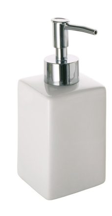 Aqualine Verbena kerámia szappanadagoló 320 ml, fehér VE81