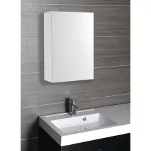 Aqualine Vega tükrös szekrény 40x70x18 cm, fehér VG040