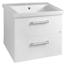   Aqualine Vega 2 fiókos mosdótartó szekrény 62x50x43,6 cm, fehér VG064
