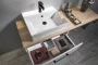Aqualine VEGA mosdótartó szekrény 72x57,6x43,8 cm fehér VG073