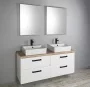 Aqualine VEGA mosdótartó szekrény 72x57,6x43,8 cm fehér VG073