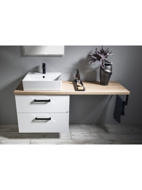 Aqualine VEGA mosdótartó szekrény 82x67,6x43,6 cm, fehér VG083