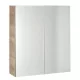 Aqualine Vega tükrös szekrény 60x70x18cm, platinatölgy