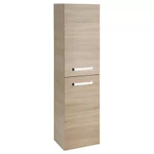   Aqualine Vega balos állószekrény szennyestartóval 40x150x31 cm, platinatölgy VG960