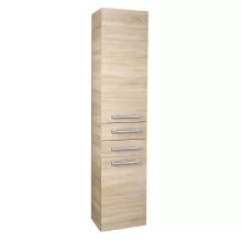  Aqualine Vega balos nyitású állószekrény 35x184x31 cm, platinatölgy VG985