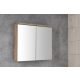 Aqualine Kawa Strip LED világítású fürdőszobai tükör 80x70x22 cm, emporio tölgy WGL38S