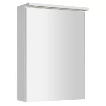   Aqualine Kawa Strip LED világítású fürdőszobai tükör 50x70x22 cm, fehér WGL50S