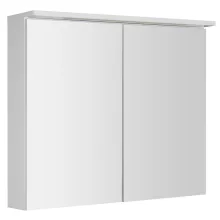   Aqualine Kawa Strip LED világítású fürdőszobai tükrösszekrény 80x70x24 cm, fehér WGL80S