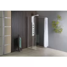   Aqualine Walk-In fix zuhanyfal 70x190 cm, átlátszó üveg WI071