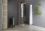 Aqualine walk-in fix zuhanyfal 80x190 cm WI081 átlátszó üveggel Saniterline