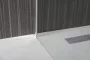 Aqualine walk-in fix zuhanyfal 80x190 cm WI081 átlátszó üveggel Saniterline