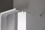 Aqualine walk-in fix zuhanyfal 80x190 cm WI081 átlátszó üveggel Saniterline