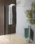 Aqualine Walk-In fix zuhanyfal 90x190 cm, átlátszó üveg WI091