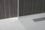Aqualine Walk- in fix zuhanyfal 100x190 cm átlátszó üveg, króm profil WI101