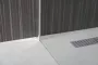 Aqualine walk-in fix zuhanyfal 100x190 cm WI101 átlátszó üveggel Saniterline