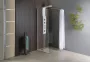 Aqualine walk-in fix zuhanyfal 110x190 cm WI111 átlátszó üveggel Saniterline