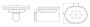 Aqualine Zero fali szappantartó 120x63x105 mm, króm ZE002