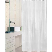 Aqualine PVC zuhanyfüggöny 180x200 cm, fehér ZP001