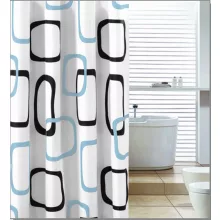 Aqualine PVC zuhanyfüggöny 180x200 cm, fehér ZP004