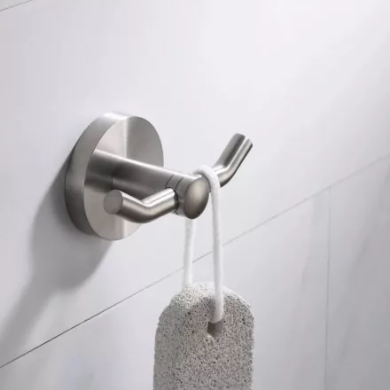 Arezzo design Rono dupla fogas, szálcsiszolt nikkel kivitelben
